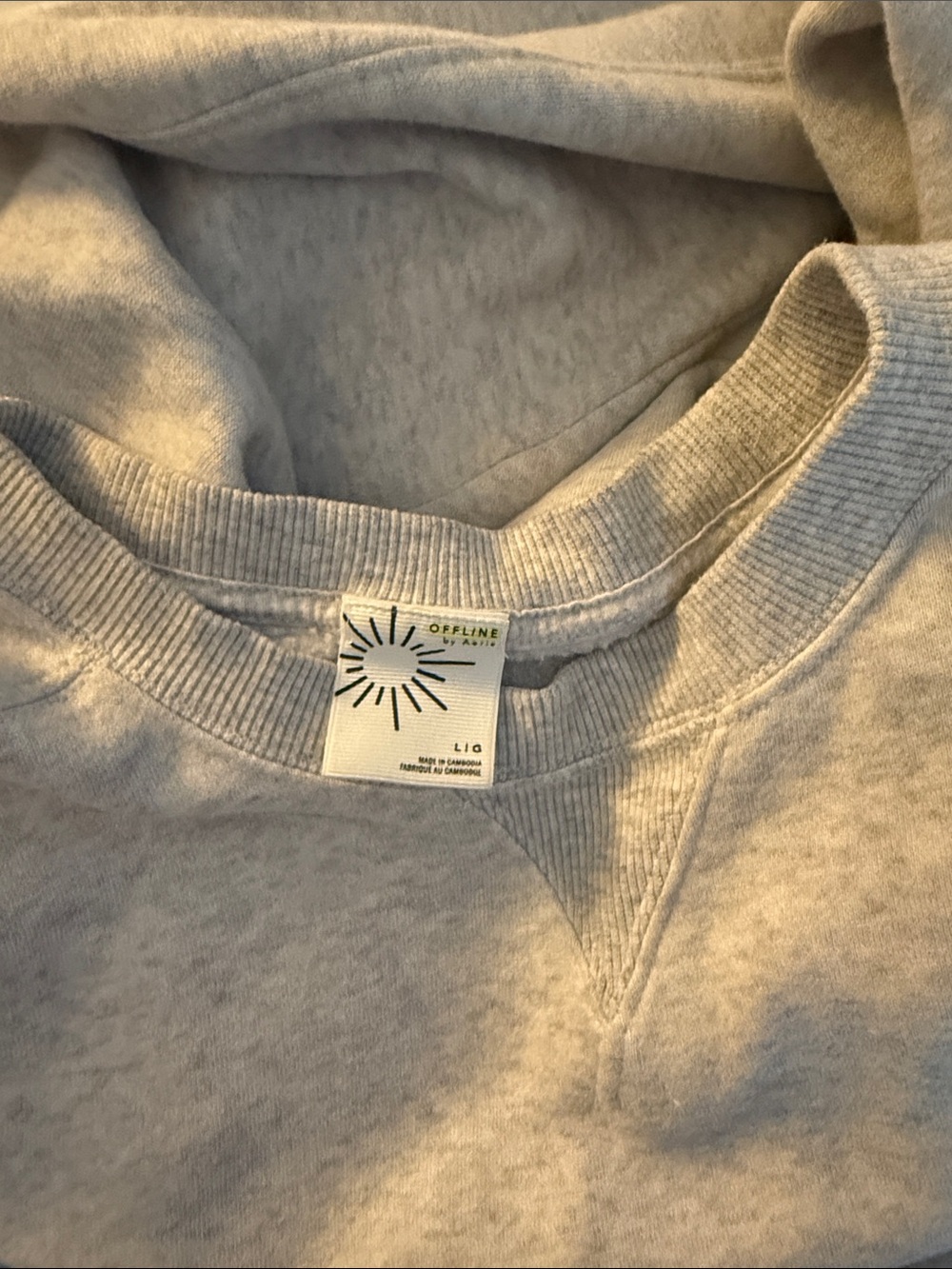 Aerie Offline Grey Crewneck